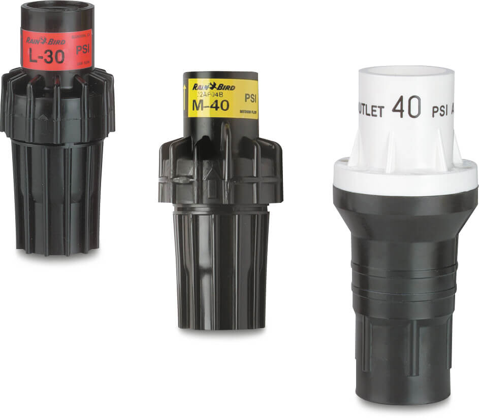 Rain Bird Drukreduceerventiel kunststof 3/4" binnendraad zwart type PSI-M15